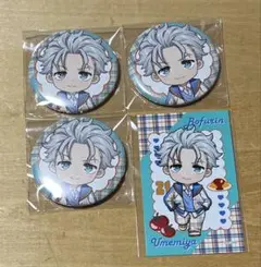 WIND BREAKER チェックセーラー 缶バッジ ミニブロマイド 梅宮一