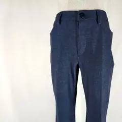 美品【B-THREE】ビースリー レディース スラックス 藍色 無地 XS