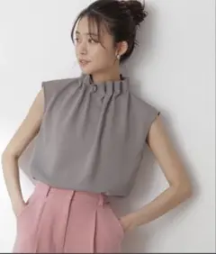 ペーパーバックノースリーブブラウスN. Natural Beauty Basic