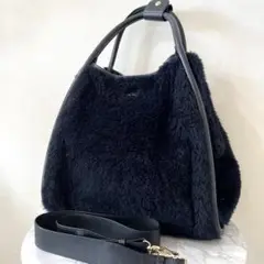 ✨極美品✨　MAX MARA テディベア　2way トートバッグ　ハンド　ファー