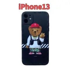 在庫一掃セール 【iPhone13 / 赤帽ベア】iPhoneケース ペア