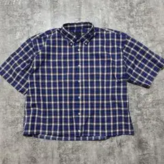 OLD デザイン　 短丈　ショート丈　チェックシャツ　古着　cityboy