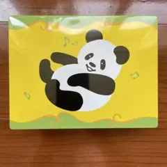 パンダデザインお菓子缶　ヨックモック　空き缶
