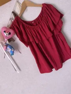 UNIQLO 赤 半袖トップス XL