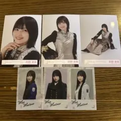 櫻坂46 ランダムクリアステッカー&生写真　的野美青