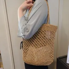 新品 かごトートバッグ