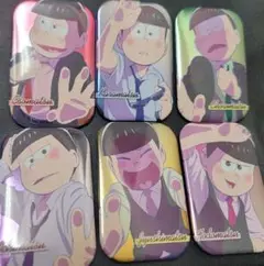 おそ松さん 壁ドン松 まるかく缶バッジ 缶バッジ セット フルコンプ