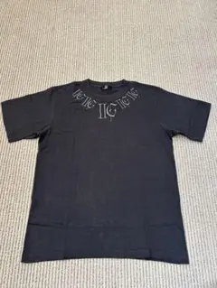 tシャツ 刺繍　ダークグレー　黒系　美品