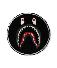 A BATHING APE SHARK RUG MAT BLACK