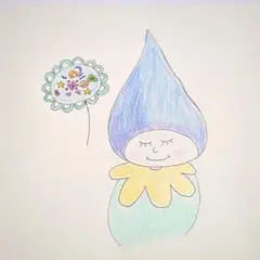 赤ちゃんの絵☆しずく