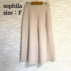 ソフィラ sophila ワイドパンツ 【F】 オフィス きれいめ 0103