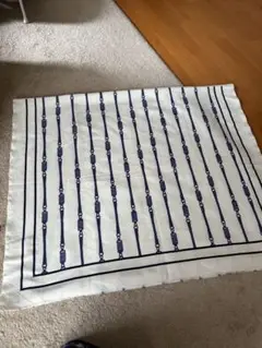 白地　綿プリント生地