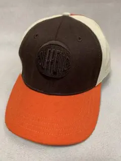 OLD supreme ベースボールキャップ　シミあり