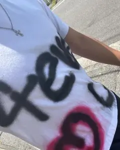 リメイクTシャツ　短丈
