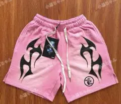 「新品」Hellstar ヘルスター ハーフパンツ ピンク S.。