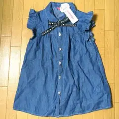 半袖デニムシャツ 　160