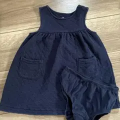 gap キルティングジャンパースカート