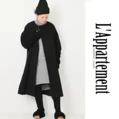 Deuxieme Classe Beaver ノーカラーオーバーコート