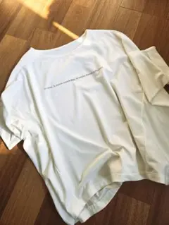 【新品】ヤマダヤ　soeur7 　ホワイト テキスト Tシャツ