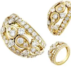 BOUCHERON ブシュロン リング ヴィンテージ ダイヤ K18 希少 レア