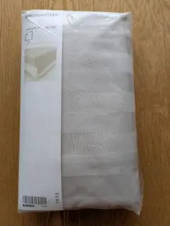 未開封 Ikeaベッド用シーツ 240x260cm ベージュのストライプ