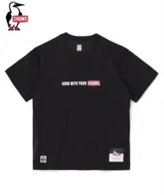 チャムスHWYCヒストリードライTシャツ／ブラック／黒CH01-2538／XXL