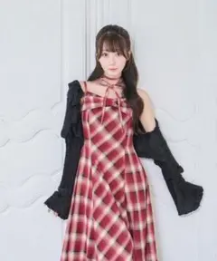ロゼミューズ　Bell sleeve boleroブラック　関コレ