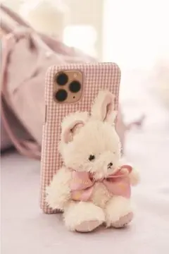 メゾンドフルール スマホケース ささえてうさぎさん iPhone12 12Pro