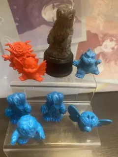 ゴジラフィギュア 14体セット 青と赤