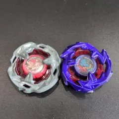 スピンバトル用こま 紫と赤