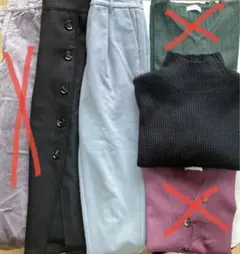 レディース 冬服 コーディネート まとめ売り ニット スカート パンツ