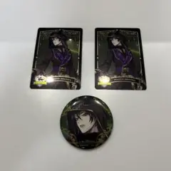 マレウス ツイステ 缶バッジ トレカ 3個セット