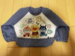 【中古】アンパンマン お食事エプロン 袖付き