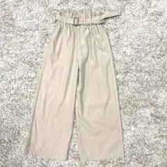 ☆ikka☆140cm ベルト付きワイドパンツ