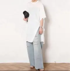 【完売品】AP STUDIO ツイストブラウス ホワイト