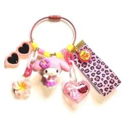 じゃらじゃらキーホルダー 美白マイメロディ