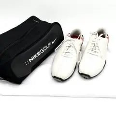 【美品】Callaway ゴルフシューズ ホワイト/オレンジ　26cm