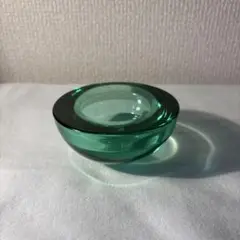 ★iittala キャンドルホルダー ビンテージ　ライトグリーン