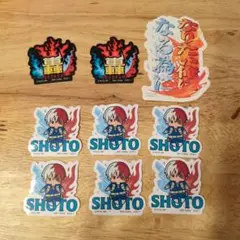 一番くじ 僕のヒーローアカデミア 相反する思い J賞 ステッカー　ショート　9枚