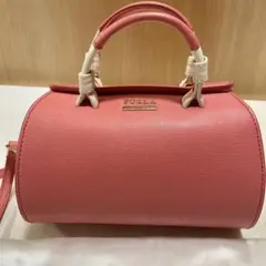 【極美品】FURLA. 2way ミニボストン ハンドバッグ ショルダーバッグ