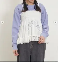Samansa Mos2（サマンサモスモス） 2WAYレースビスチェ ホワイト