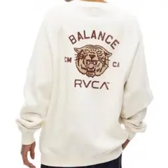 新品 RVCA squadron crew トレーナー M