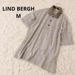 処分セール‼️リンドバーグ　ポロシャツ　ストライプ メンズ　極美品