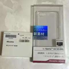 docomo Xperia A4 SO-04G 卓上ホルダー・ラメクリアケース