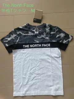 ノースフェイスカモフラTシャツ ジュニアM 新品未使用