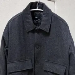 HARE BIGシャツブルゾン チャコールグレー