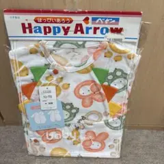 【新品未使用】ベビー2way式カバーオール50〜70cm綿1:00%