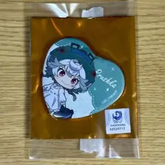 メイドインアビス　プルシュカ　ぬいと一緒　ハート型缶バッジ