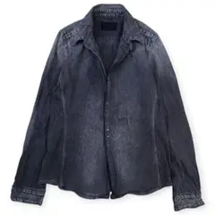 junhashimoto ジュンハシモト ブラックデニム フックシャツ 3