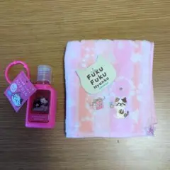 Fuku Fuku Nyanko ハンドジェルとタオルセット
